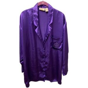 Victoria's Secret Gold Label Purple Nightshirt Size M
